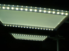 LED導光板照明ユニット2灯用下面