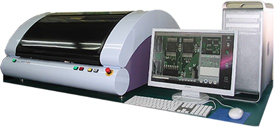 ビジュアルチェッカー検査装置　marantz-m22xhdl-460パソコンと一緒の画像